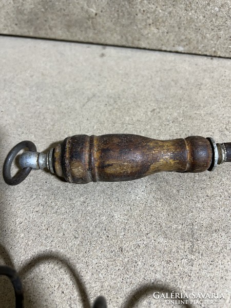 Old forged iron, knife linden, linden steel, 43 cm. 4096