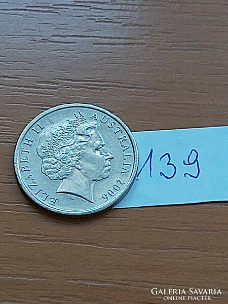 Australia 10 cents 2006 Magnificent Lutebird, ii. Erzsébet, copper-nickel 139.