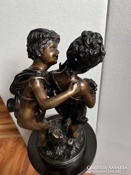 Claude Michel Clodion (1738 – 1814 fantasztikus bronzszobra