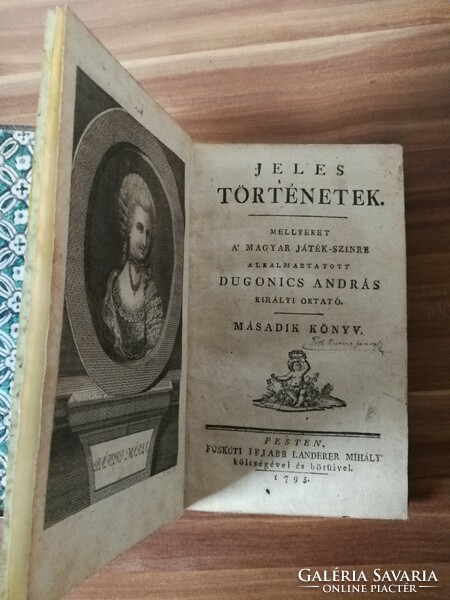 Dugonics András, Jeles történetek 1795