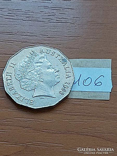 Australia 50 cents 2008 copper-nickel, coat of arms, ii. Queen Elizabeth, 106.