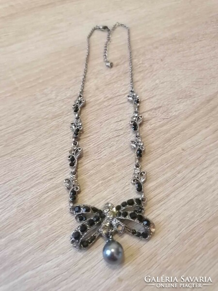 Beautiful necklaces with antique black stones!