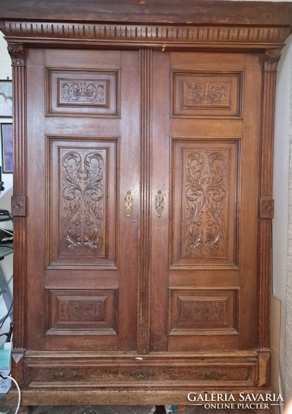 Antique tin German cabinet