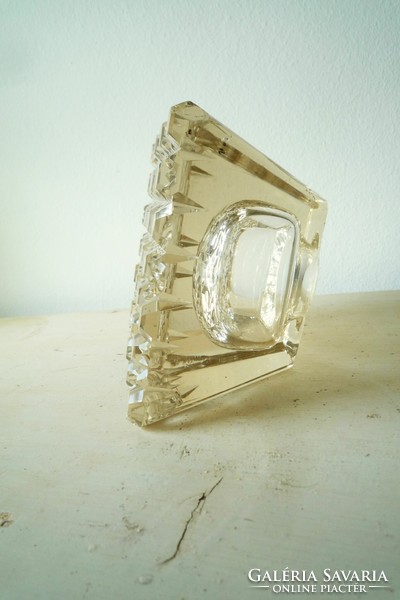 Brutal lead crystal inkstand from the beginning of the last century