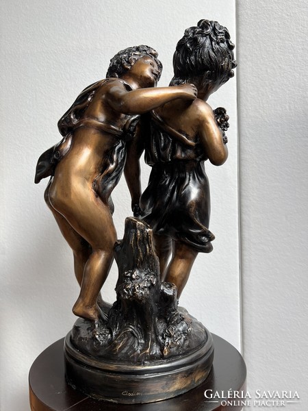 Claude Michel Clodion (1738 – 1814 fantasztikus bronzszobra