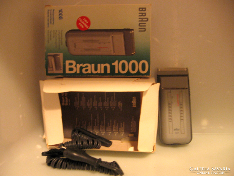 Régebbi Braun 1000 elektromos borotva