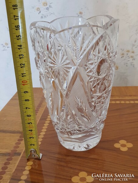 Hibátlan Cseh kristály váza