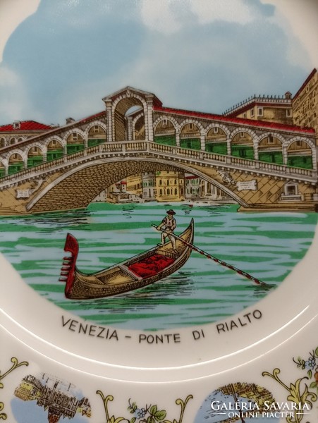 Olaszországi emlék tányér