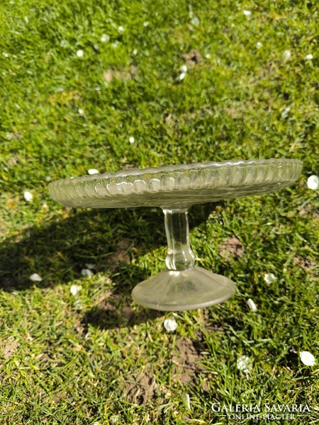 Glass cake stand, centerpiece for sale!