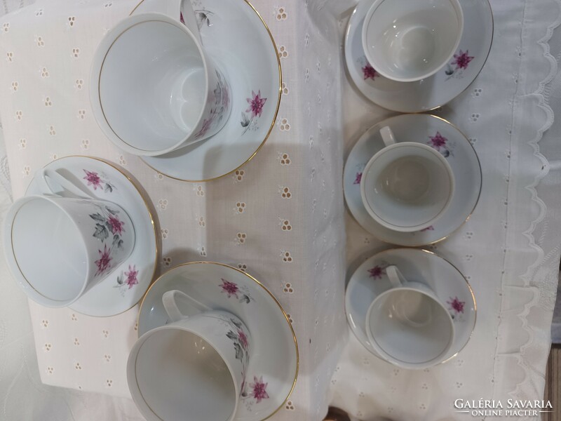 Alföldi clove tea cups with bottoms 6 pcs
