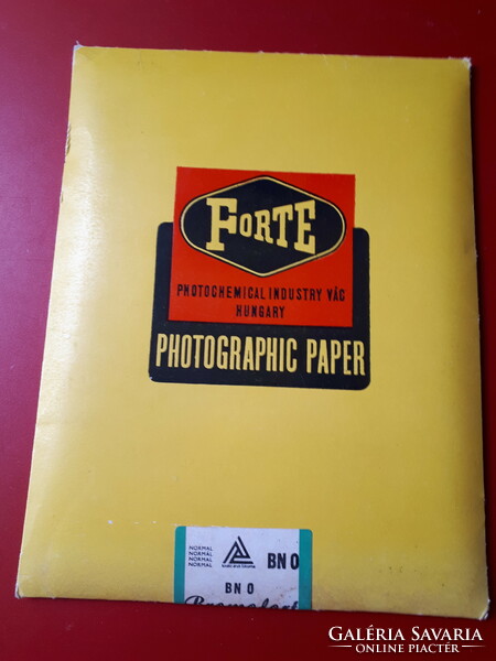 Forte photo paper package, unopened. 18X24cm, 10 pcs