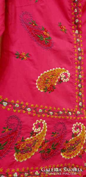 Embroidered, very special pink shirt, size s-m