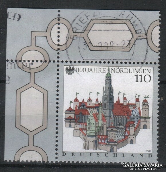 Arched German 0943 mi 1965 1.00 euros