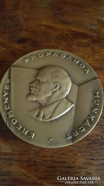Lenin bronzplakett