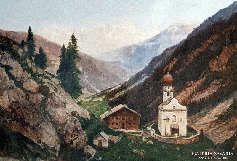 Konrad Petrides (1863, Vienna - 1943, Vienna) : Austrian landscape