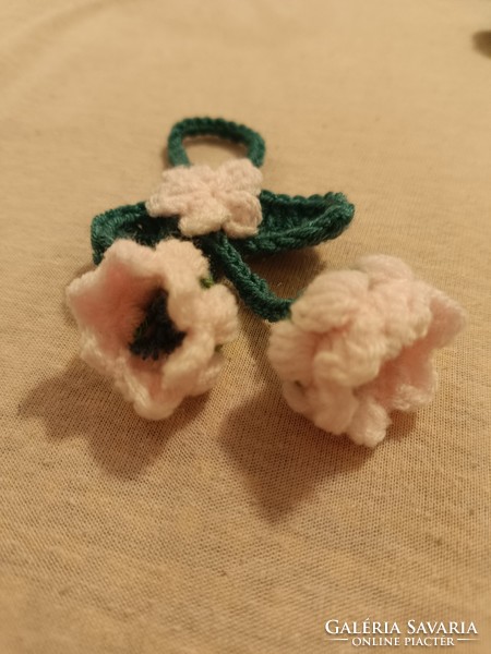 Crochet bag ornament