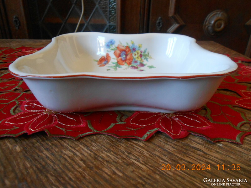 Zsolnay antique poppy bowl