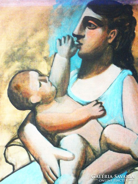 Mother Picasso with her child
