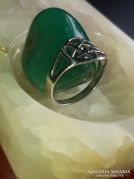 Mágikus pentagramma - kisméretű ezüst gyűrű