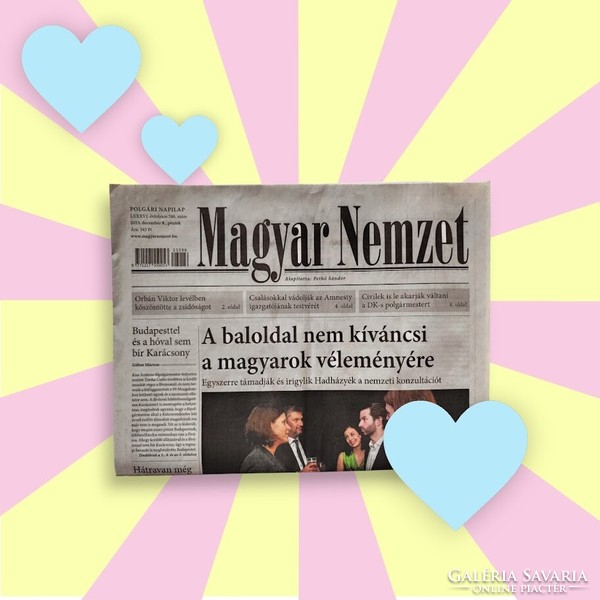 1972 April 11 / Hungarian nation / for birthday :-) old newspaper no.: 21522