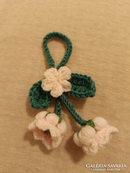 Crochet bag ornament