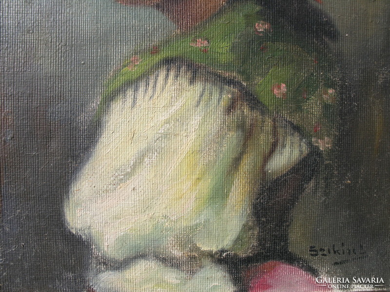 Sziklai Lajos (Nagybánya,1879 - 1947)  - "Cigánylány"