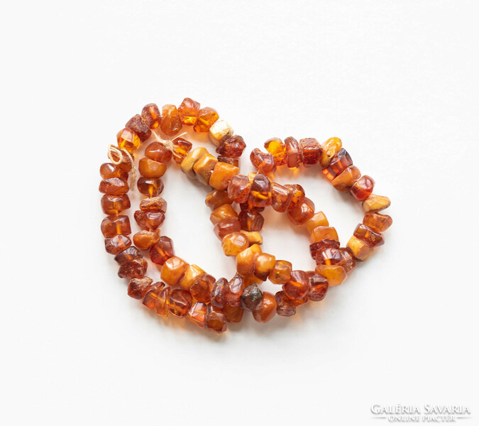 Amber necklace - natural rustic amber stone pieces