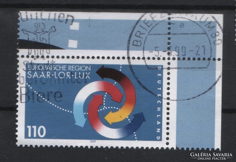 Ívszéles Német 0939 Mi 1957         1,00 Euro