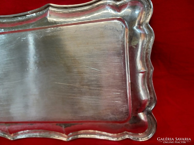 Silver tray, with Diana mark, 370 gr.