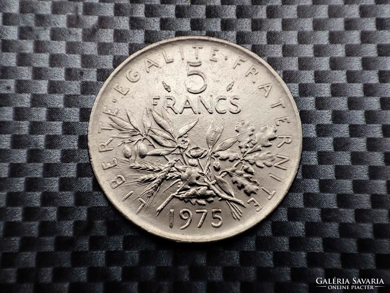 Franciaország 5 frank, 1975