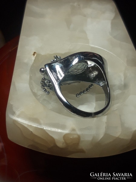 Hórusz szeme - eredeti egyiptomi ezüst gyűrű ( 56 )