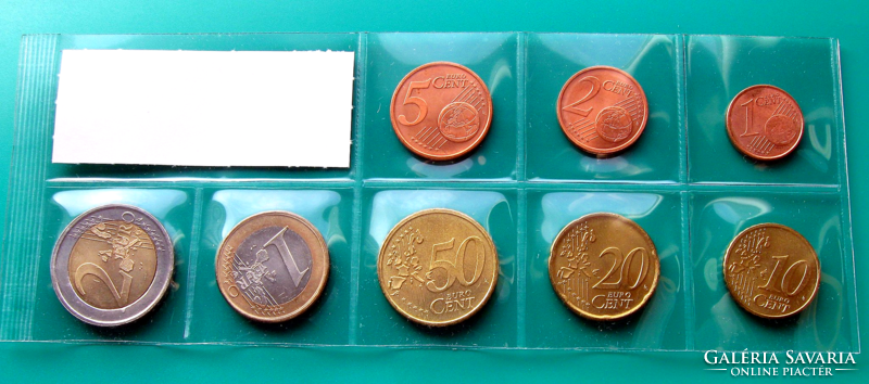 Írország - Teljes Euro forgalmi sor -  2002