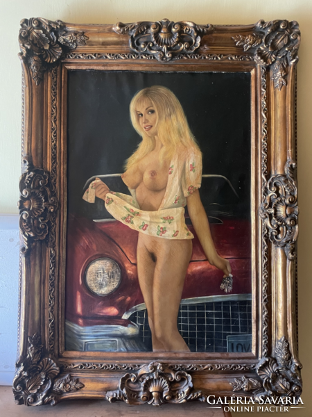 Showy painting for women and car lovers