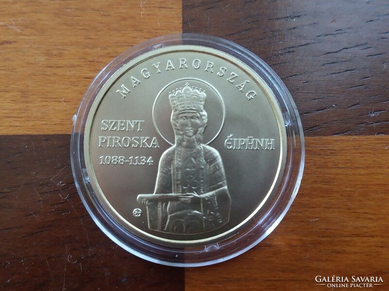 Árpád-házi szent Piroska Pantokrátor kolostor 2000 forint színesfém érme 2019
