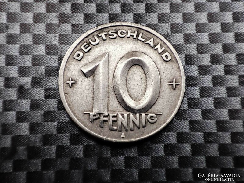 Német Demokratikus Köztársaság 10 pfennig, 1949