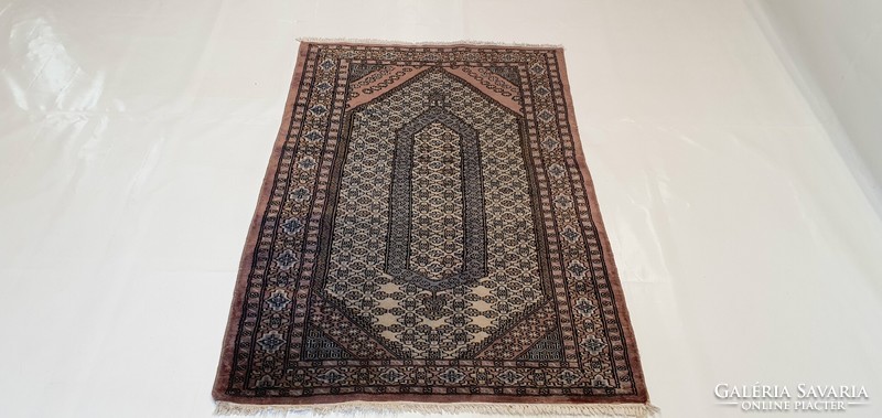 Of60 Pakistani Turkmen hand wool Persian carpet 93x140 free courier