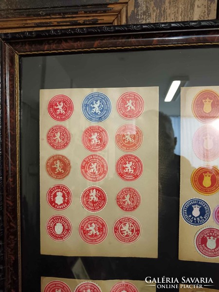 Postage stamps, from different countries, late 19th century, early 20th century collection in one image