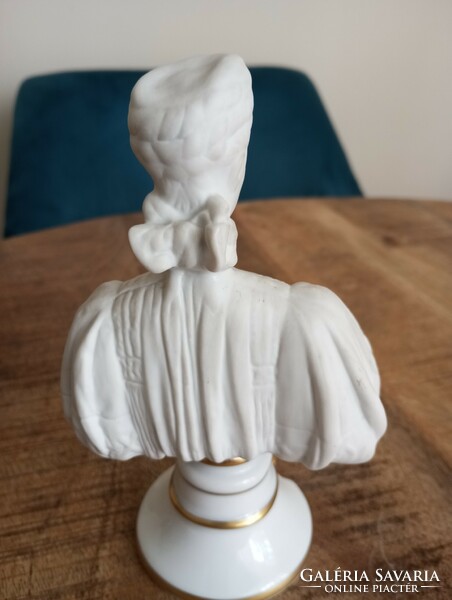 Hollóháza sisi biscuit porcelain statue józsef róna