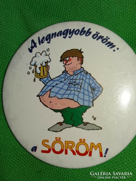 Retro tobacconist large-scale funny funny beer drinking badge badge as shown in the pictures