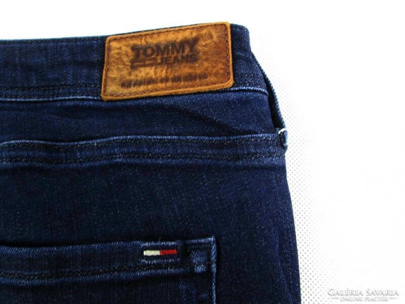 Original tommy hilfiger mid rise straight sandy (w28/l30) women's stretch jeans