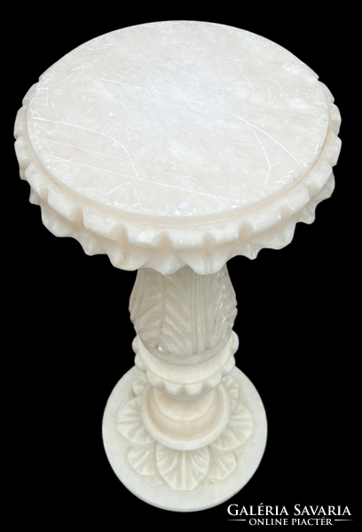 Alabaster pedestal