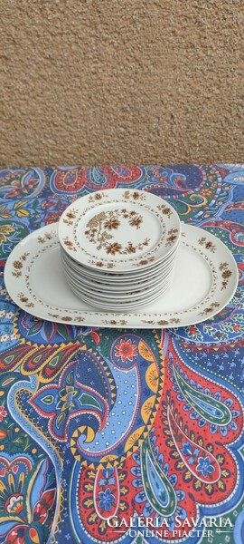 Alföldi 15-piece cake set. 14 cake plates with 1 tray. In beautiful condition.