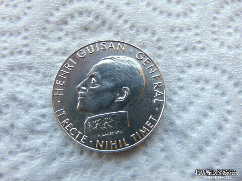 Svájc Lausanne ezüst emlékérem 1954 15.09 gramm 900 - as ezüst