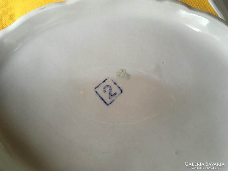 Zsolnay oval bowl