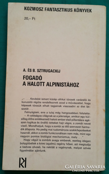 B. Sztrugackij: Fogadó a Halott Alpinistához > Szórakoztató irodalom > Sci-fi > Detektívregény