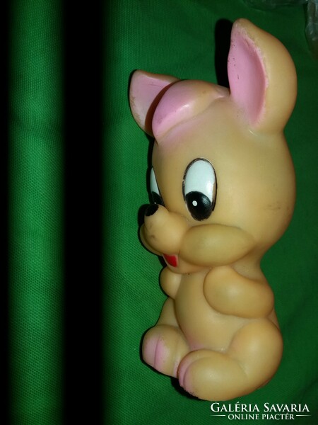 Retro gumi nagyon aranyos mókus figura 15 cm a képek szerint