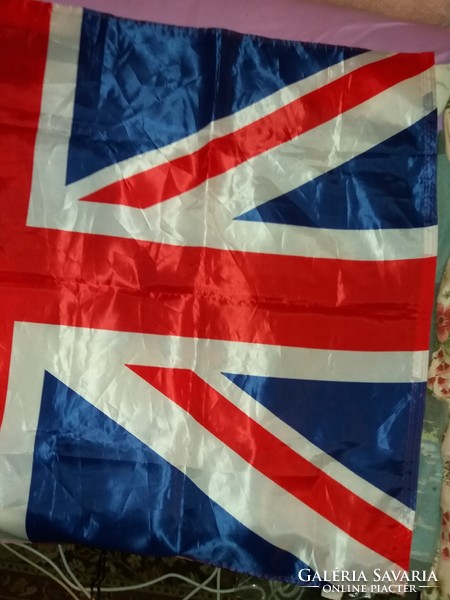 Régi angol ÓRIÁS futball zászló 142 x 90 cm a képek szerint