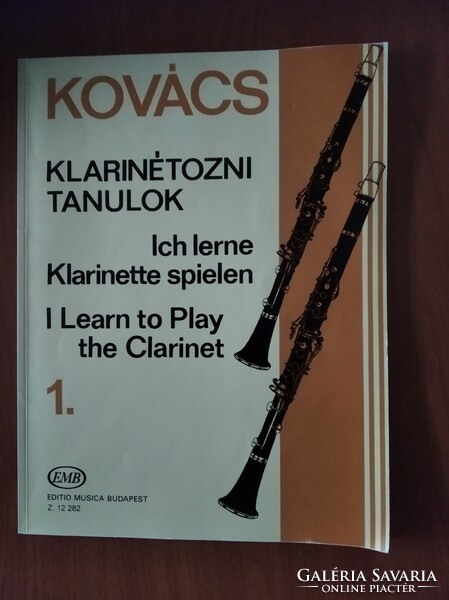 I'm learning to play the clarinet