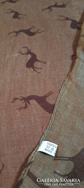Deer women's scarf, hunting stole (l4613)