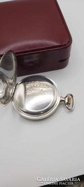 Beautiful silver omega pocket watch
